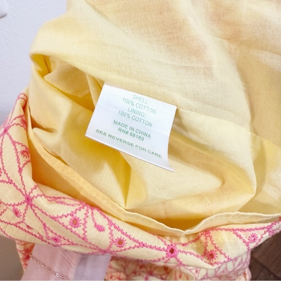 Lilly Pulitzer Felicity Starfruit Summer Dress Size 4 - Picture 7 of 8